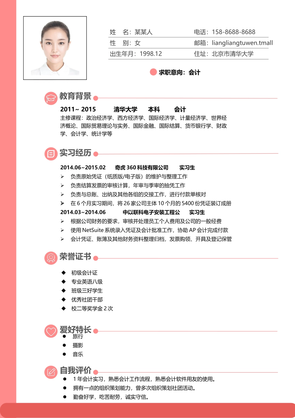 个人简历、自荐信、面试问题模版-套餐35.doc_第2页