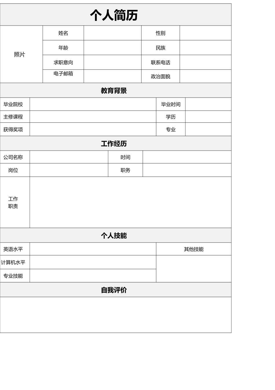 个人简历、自荐信、面试问题模版-研究生精选 (44).docx_第3页