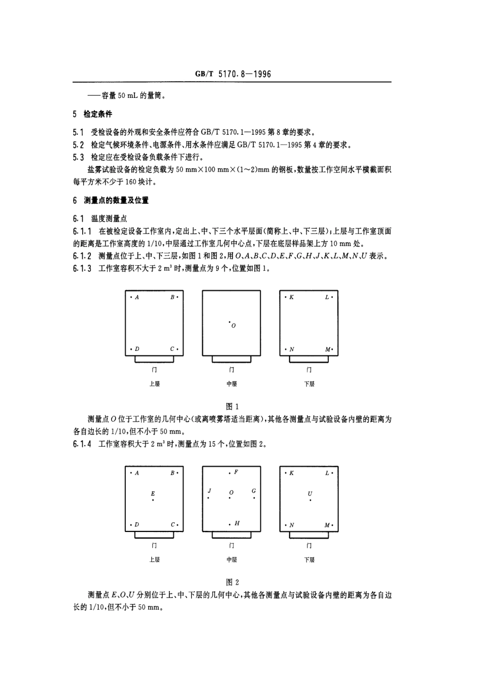 GBT 5170.8-1996 电工电子产品环境试验设备基本参数检定方法 盐雾试验设备.pdf_第3页