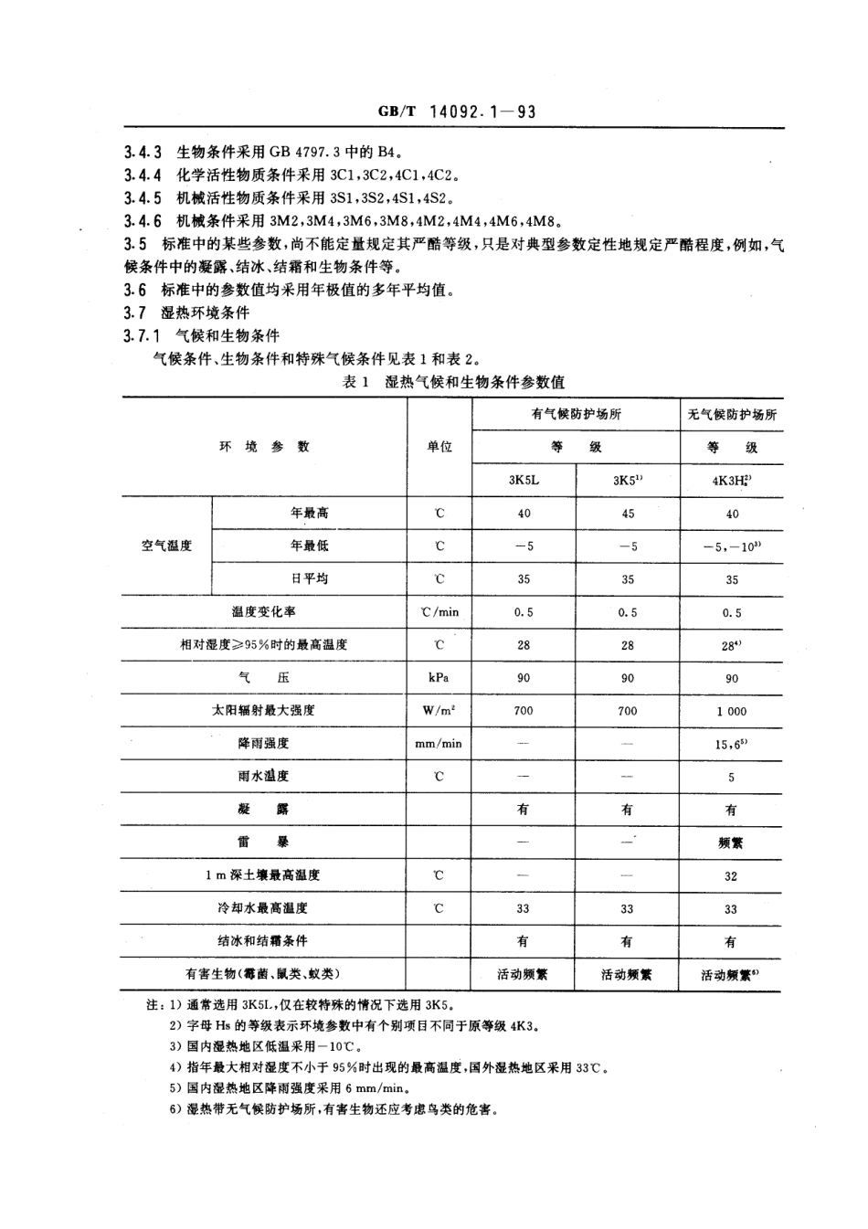 GBT 14092.1-1993 机械产品环境条件 湿热.pdf_第2页