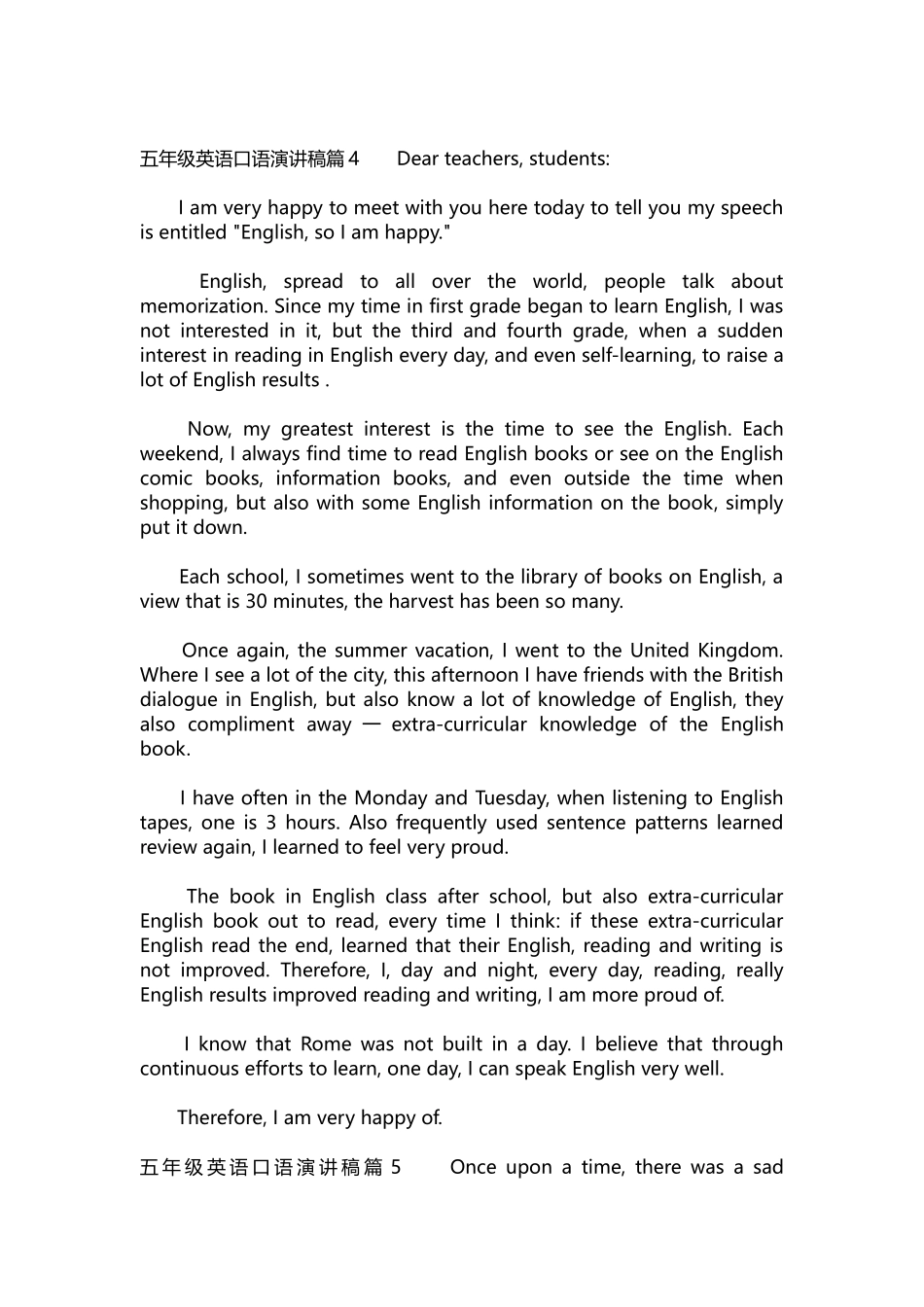 英语演讲稿108-五年级英语口语演讲稿5篇.docx_第3页