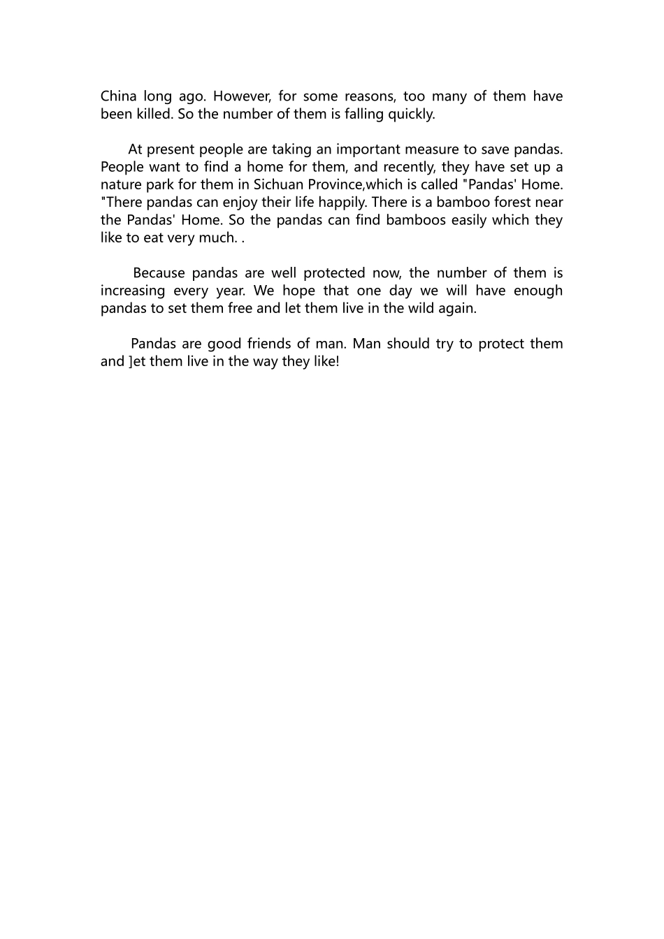 英语演讲稿124-保护动物初二英语作文演讲稿3篇.docx_第2页