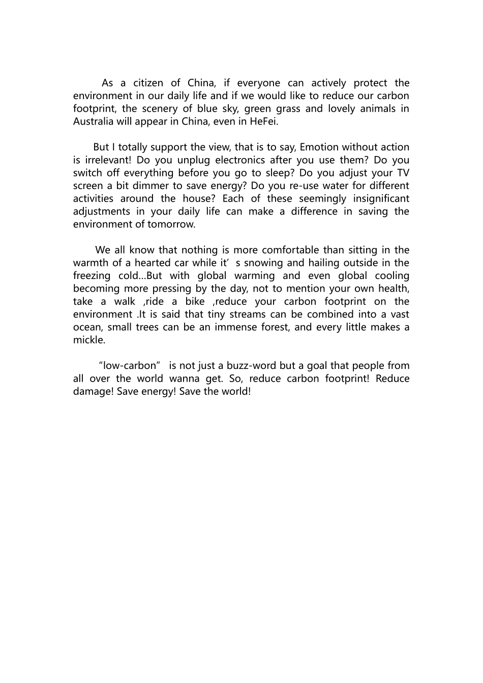 英语演讲稿338-小学生环保主题英语演讲稿范文.docx_第3页