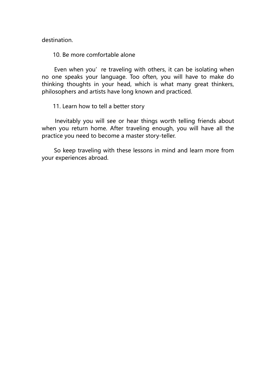 英语演讲稿395-英语5分钟演讲稿：旅行让我们变得更好.docx_第3页