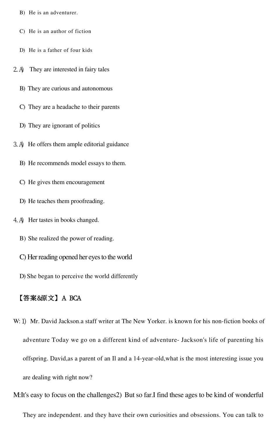 2022年6月第1套英语六级真题+答案.pdf_第2页