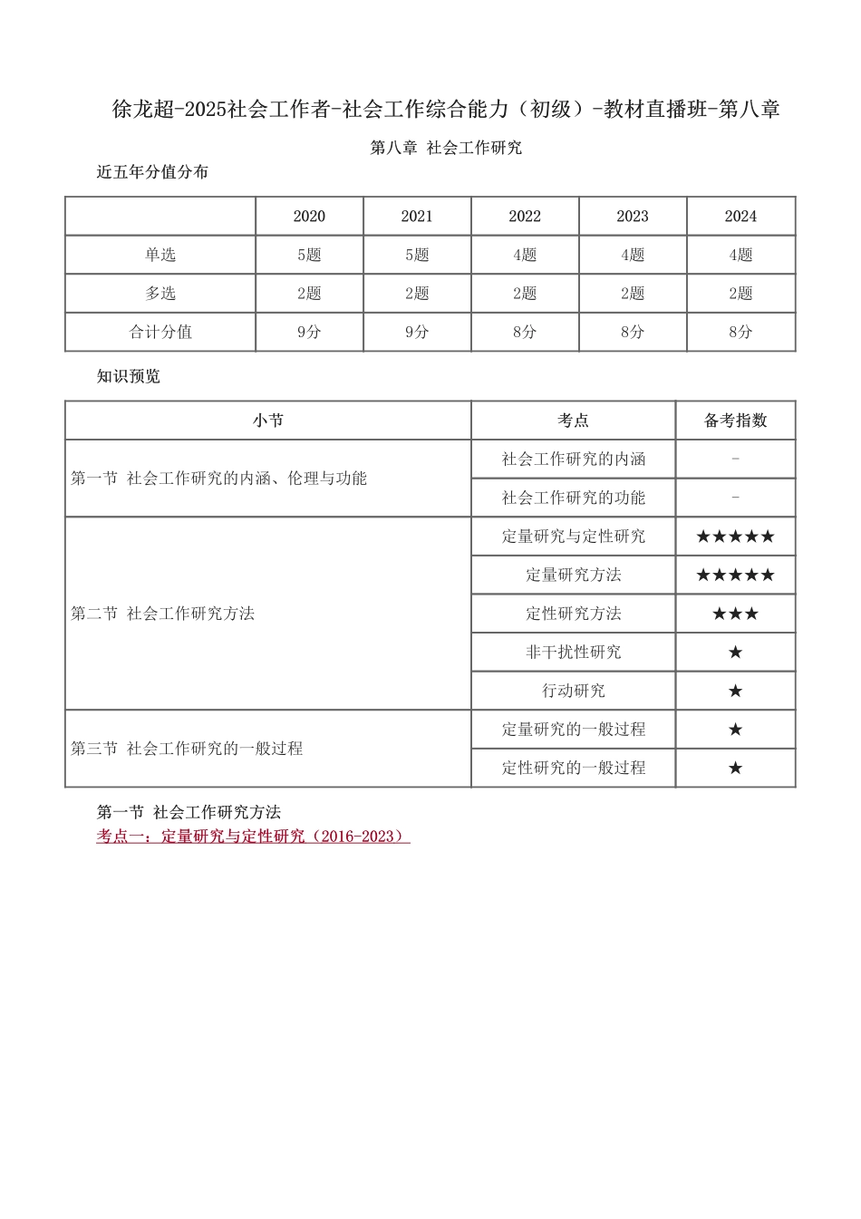 初级社会工作者-2025社会工作者-社会工作综合能力（初级）-教材直播班-第八章.pdf_第1页