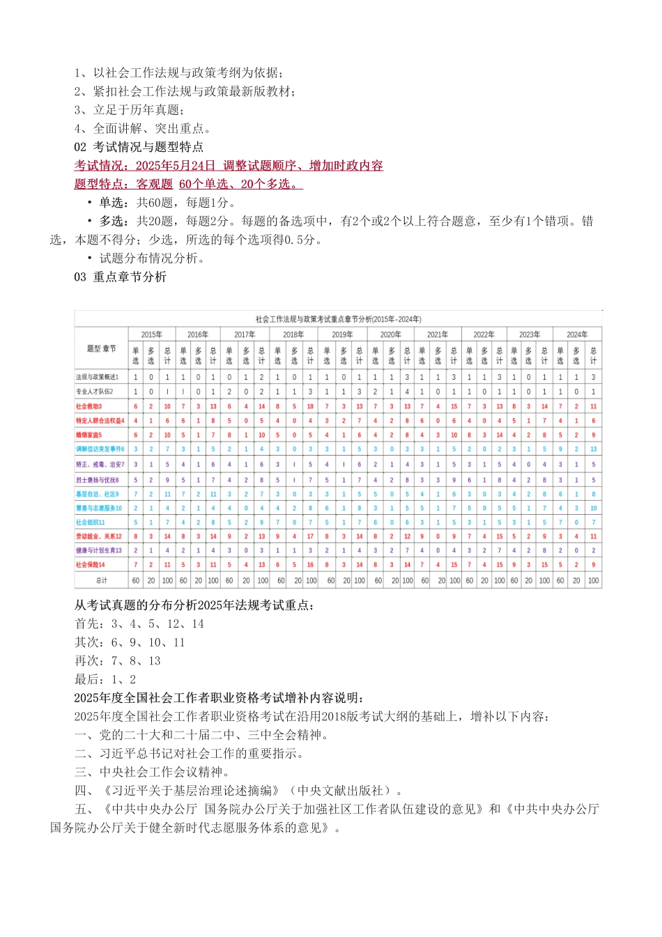 中级社会工作者-2025社会工作者-社会工作法规与政策（中级）-教材直播班-课程导学.pdf_第2页