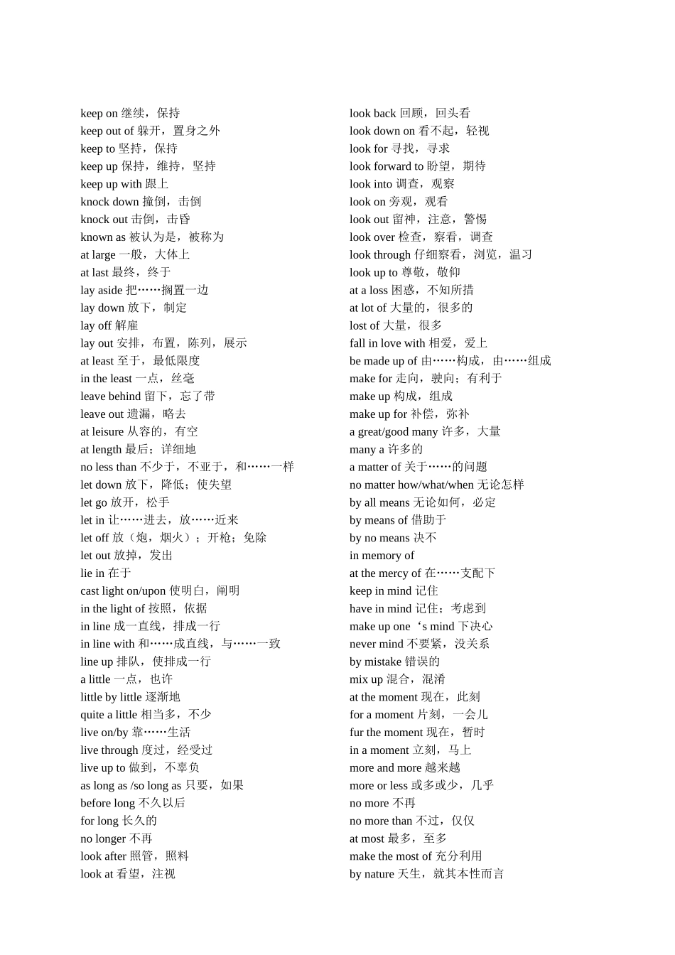 人力资源管理证-英语必修二词组.doc_第3页