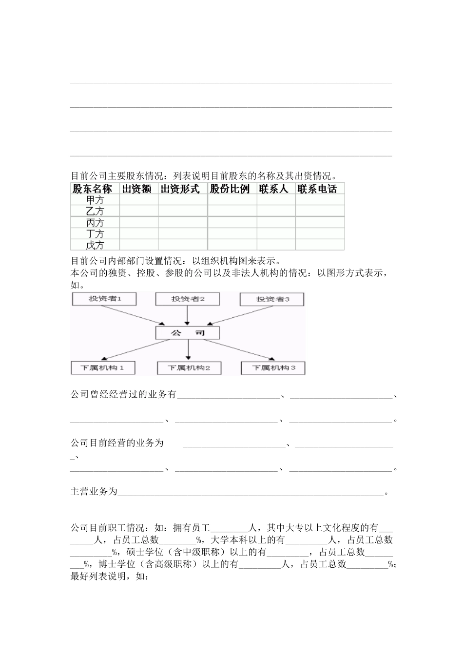 091_商业计划书标准模版(doc17).doc_第3页