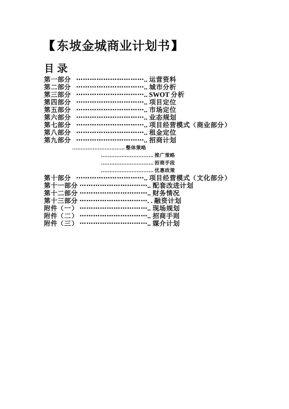 东坡金城商业计划书(doc14).doc_第1页