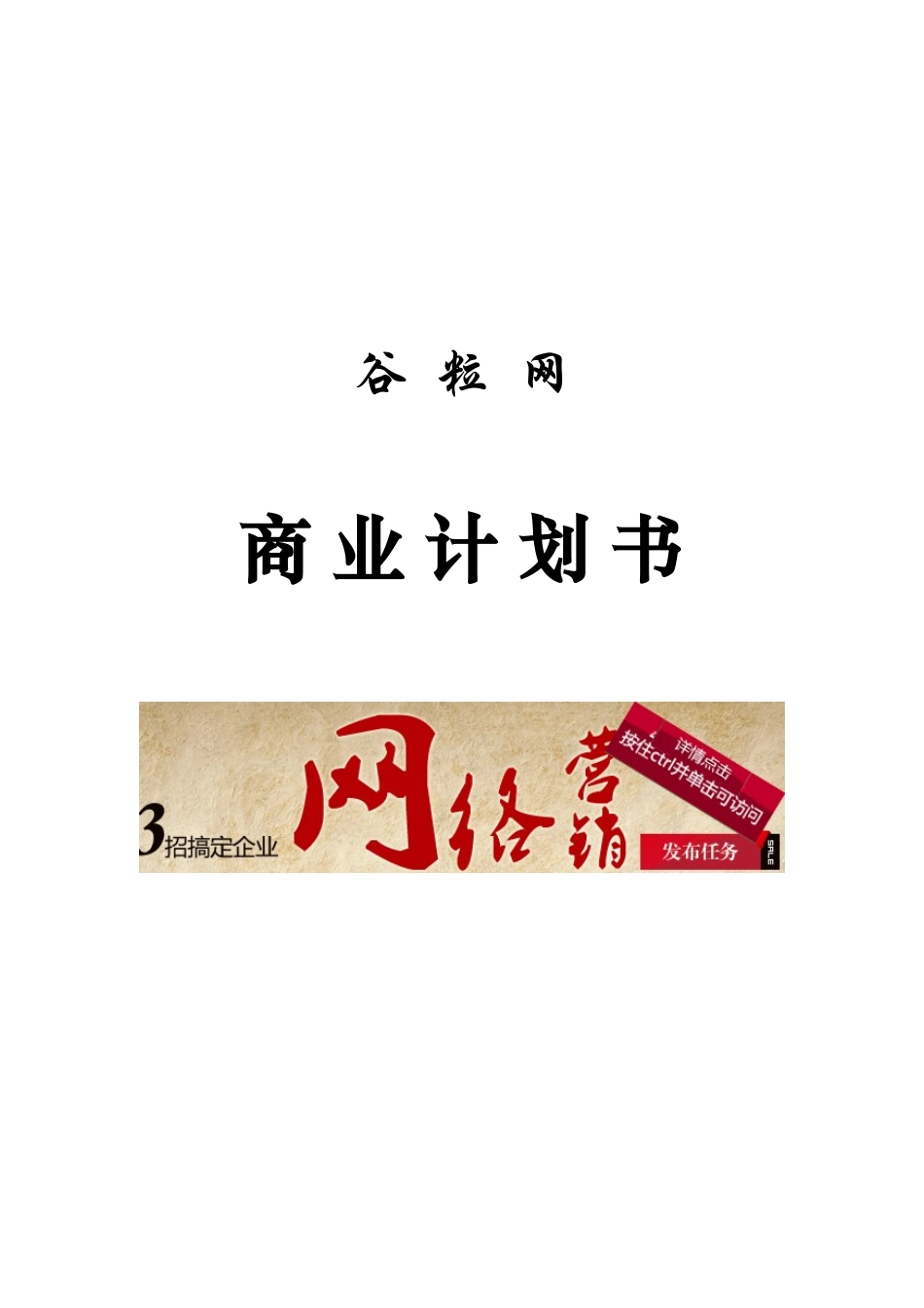 谷粒网商业计划书.doc_第1页