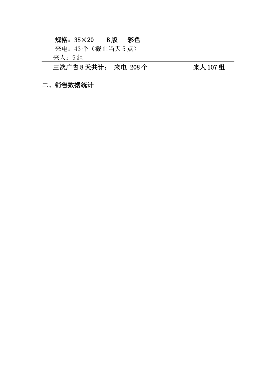 锦汇花园近期广告销售分析.doc_第3页