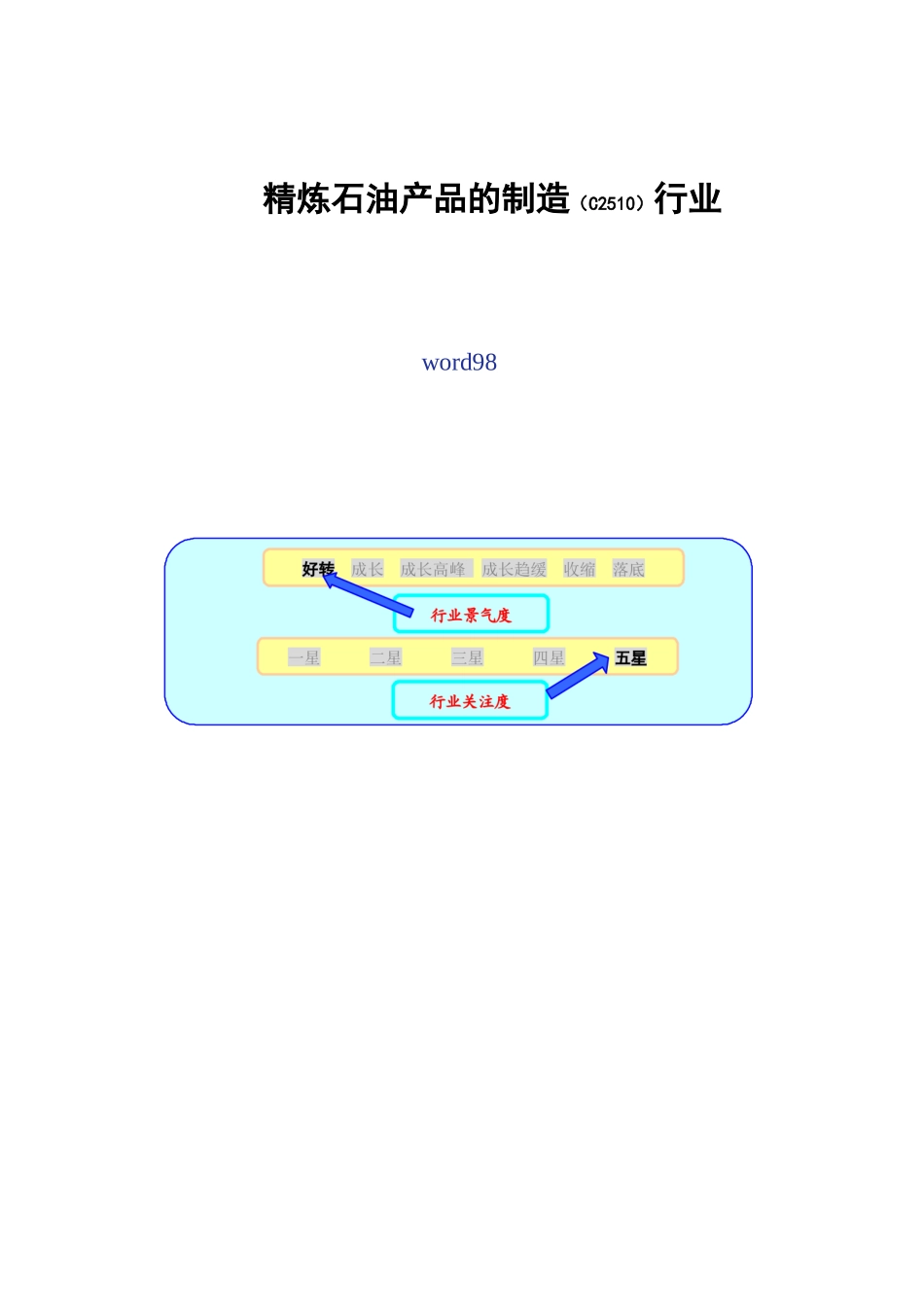 精炼石油产品行业报告2004.doc_第1页