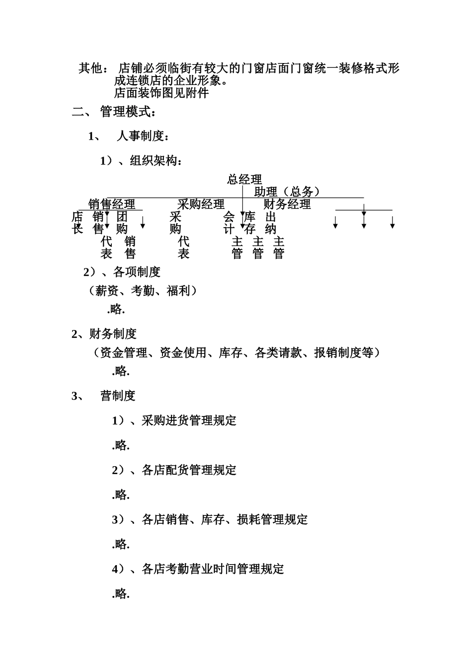 精品连锁店的可行性计划（DOC 5页）.doc_第2页