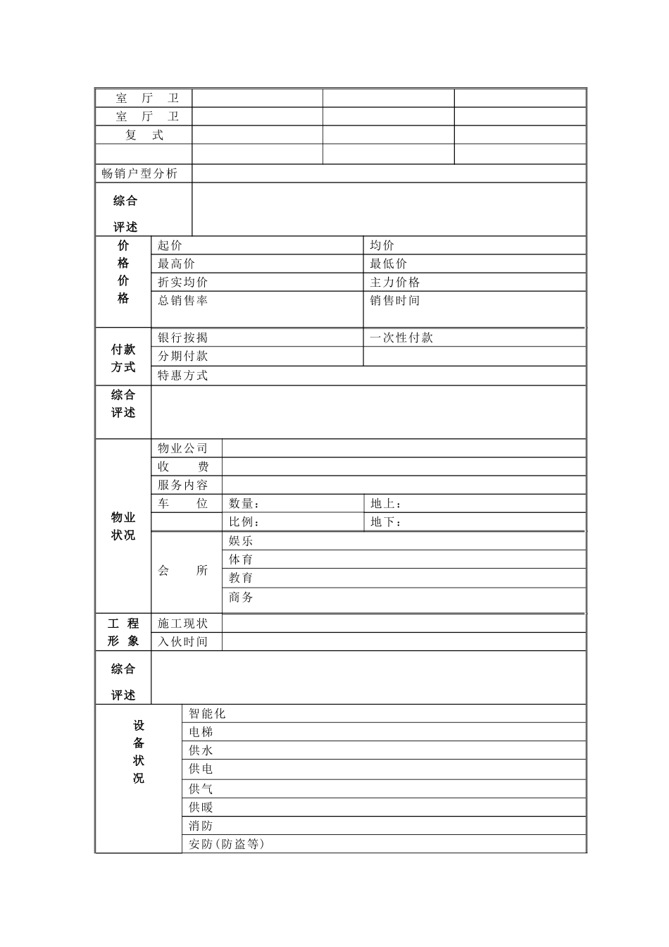 楼盘信息调查表.doc_第2页