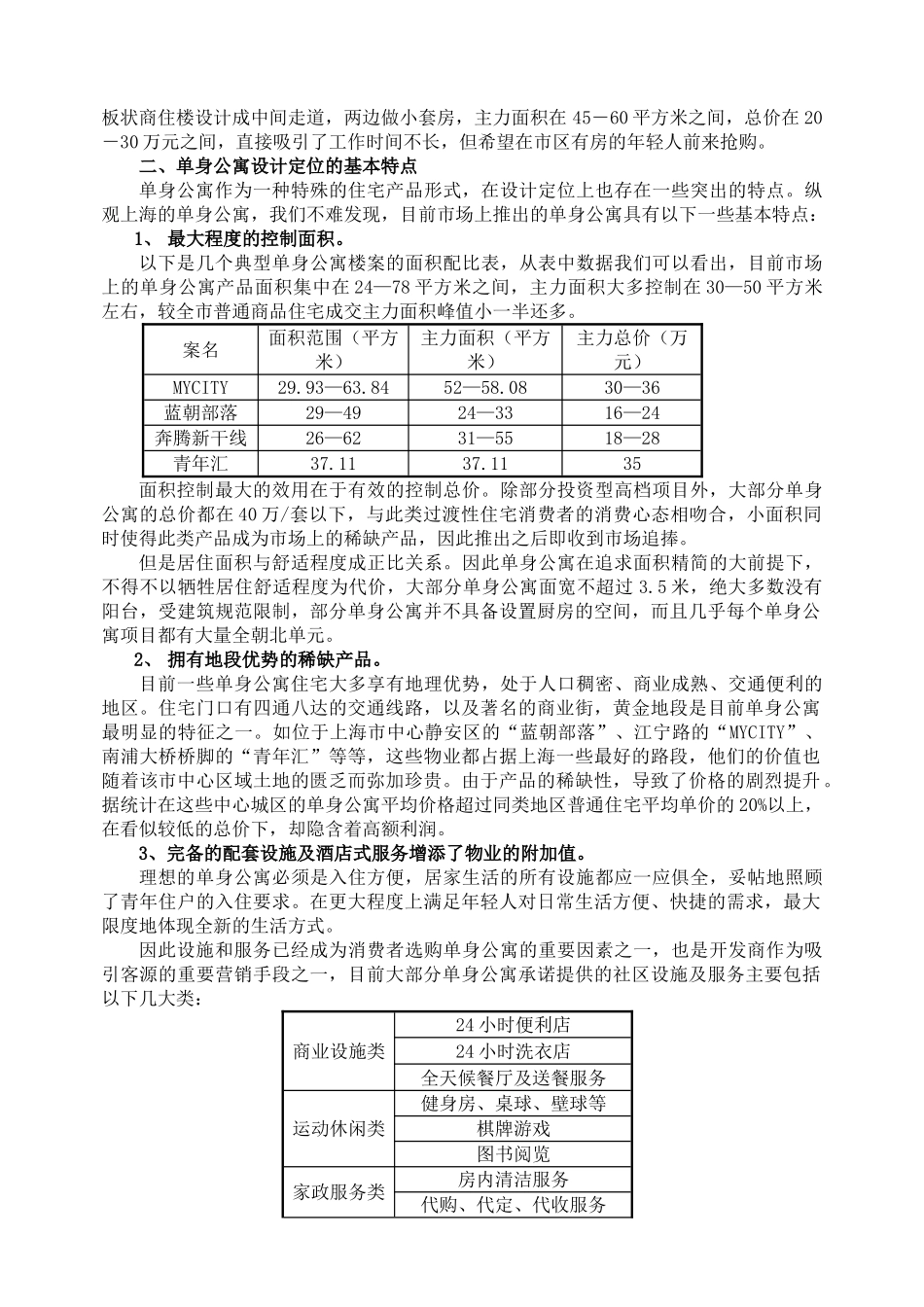 上海市单身公寓市场调查报告.doc_第2页