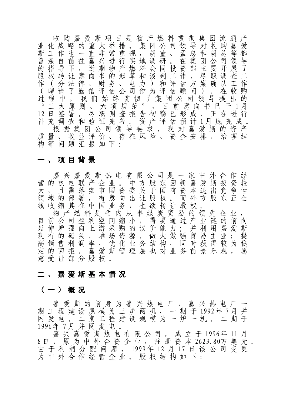 斯热电有限公司初步可行性分析报告.doc_第2页