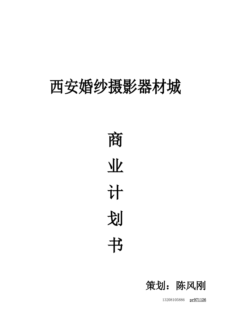 西安照材市场策划方案-合作版.doc_第1页