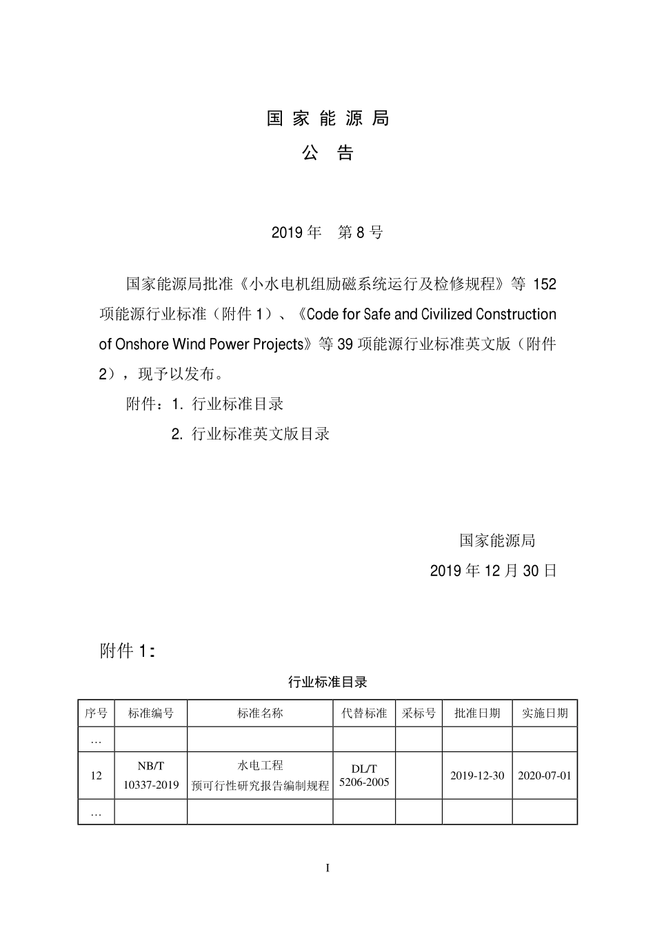NBT 10337-2019 水电工程预可行性研究报告编制规程.pdf_第3页