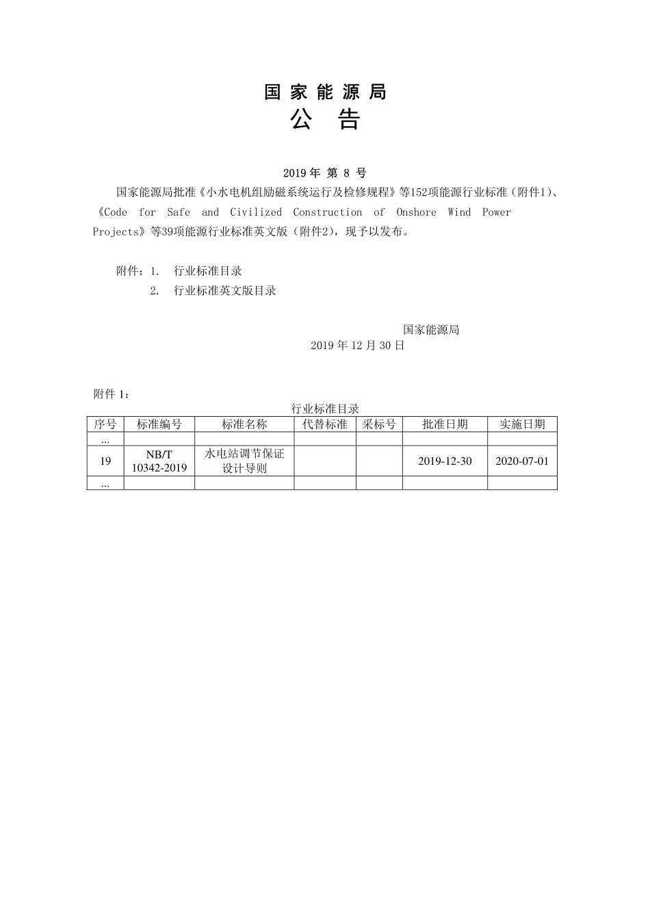 NBT 10342-2019 水电站调节保证设计导则.pdf_第3页