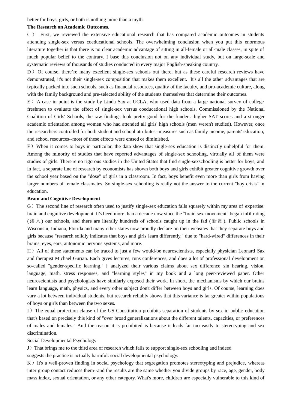 2014年12月大学英语六级考试真题（三）.doc_第3页