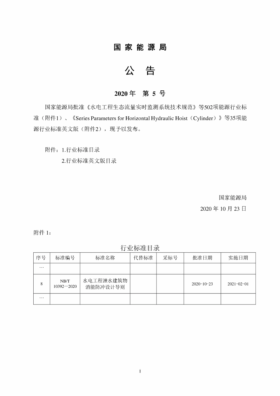 NBT 10392-2020 水电工程泄水建筑物消能防冲设计导则.pdf_第3页