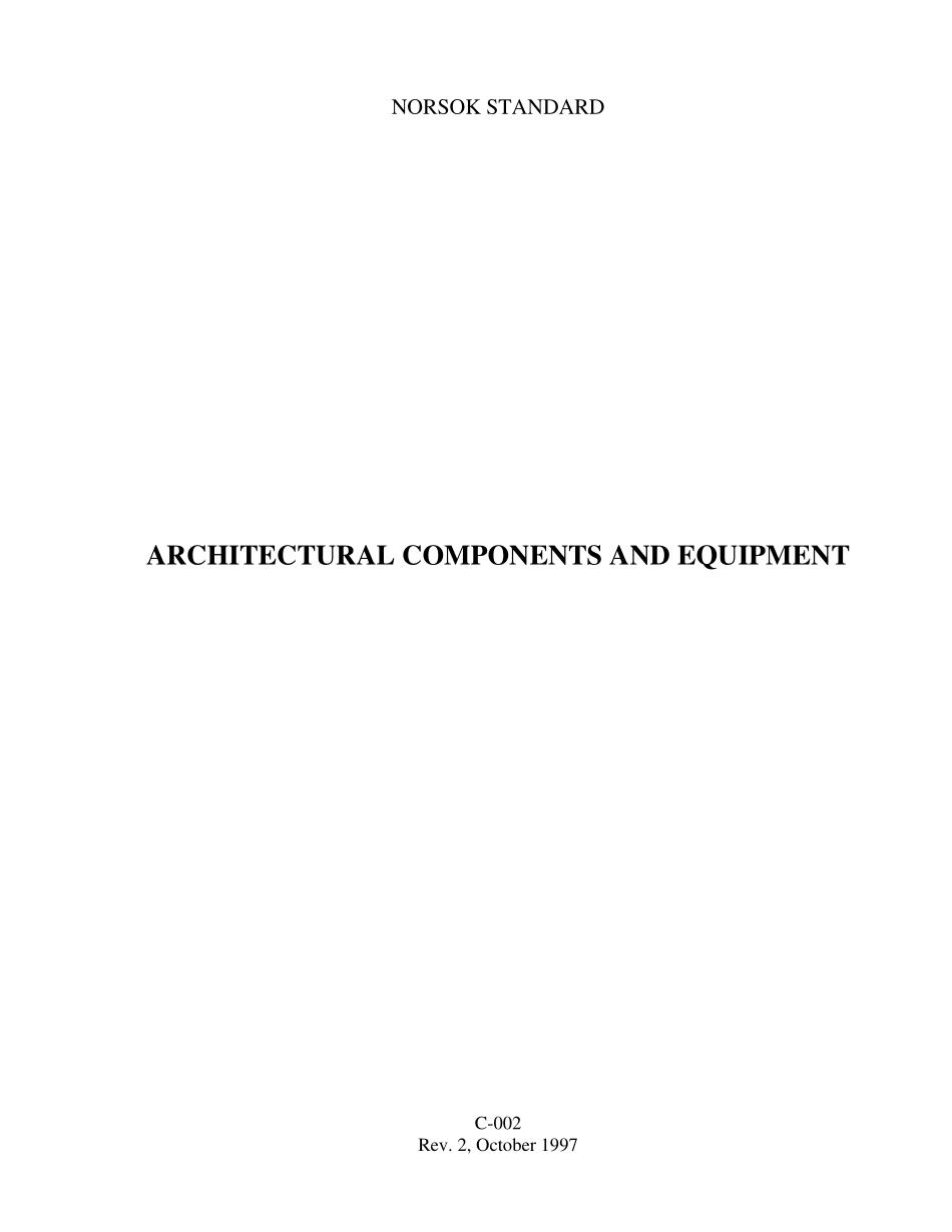 C-002 Architectural Components and Equipment.pdf_第1页
