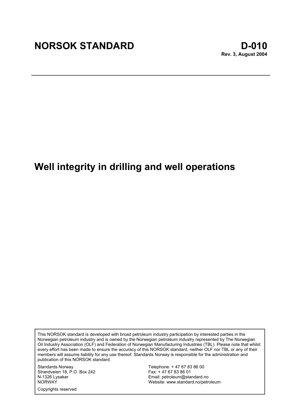 D-010Well integrity in drilling and well operations (Rev. 3, August 2004).pdf_第1页