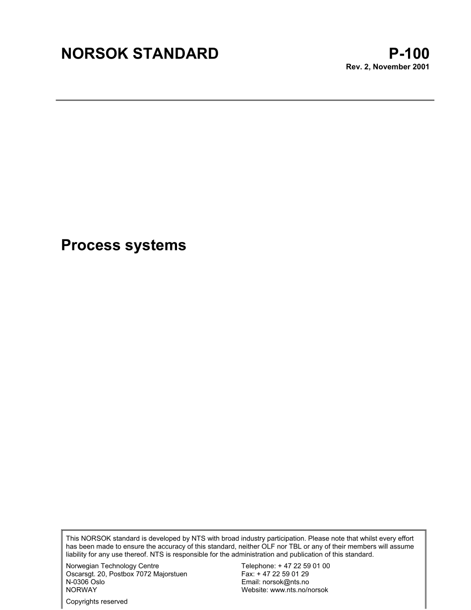 P-100 Process systems (Rev[1]. 2, Nov. 2001).pdf_第1页