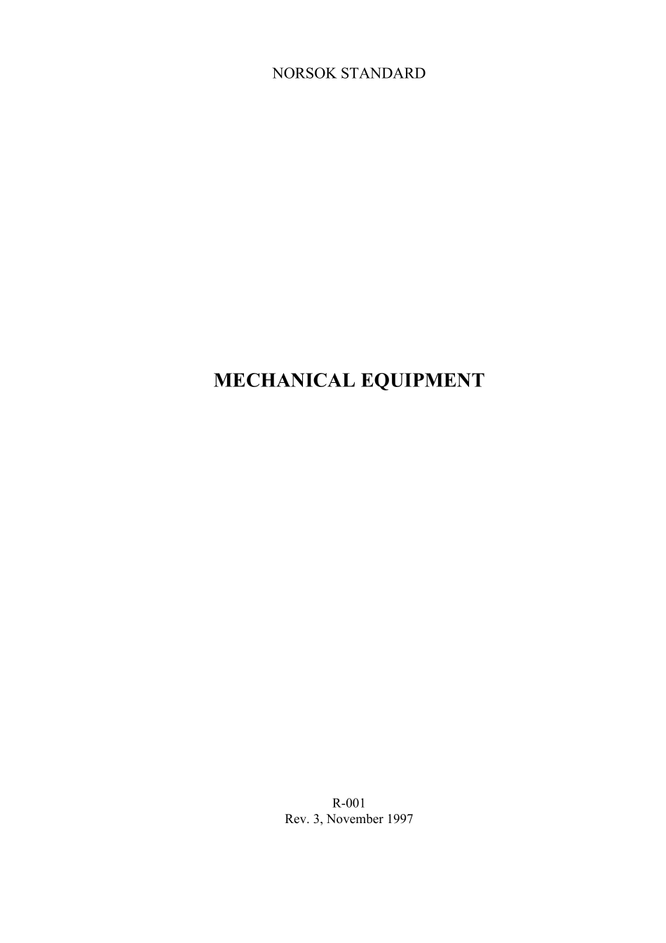 R-001 Mechanical equipment (Rev. 3, Nov. 1997).pdf_第1页