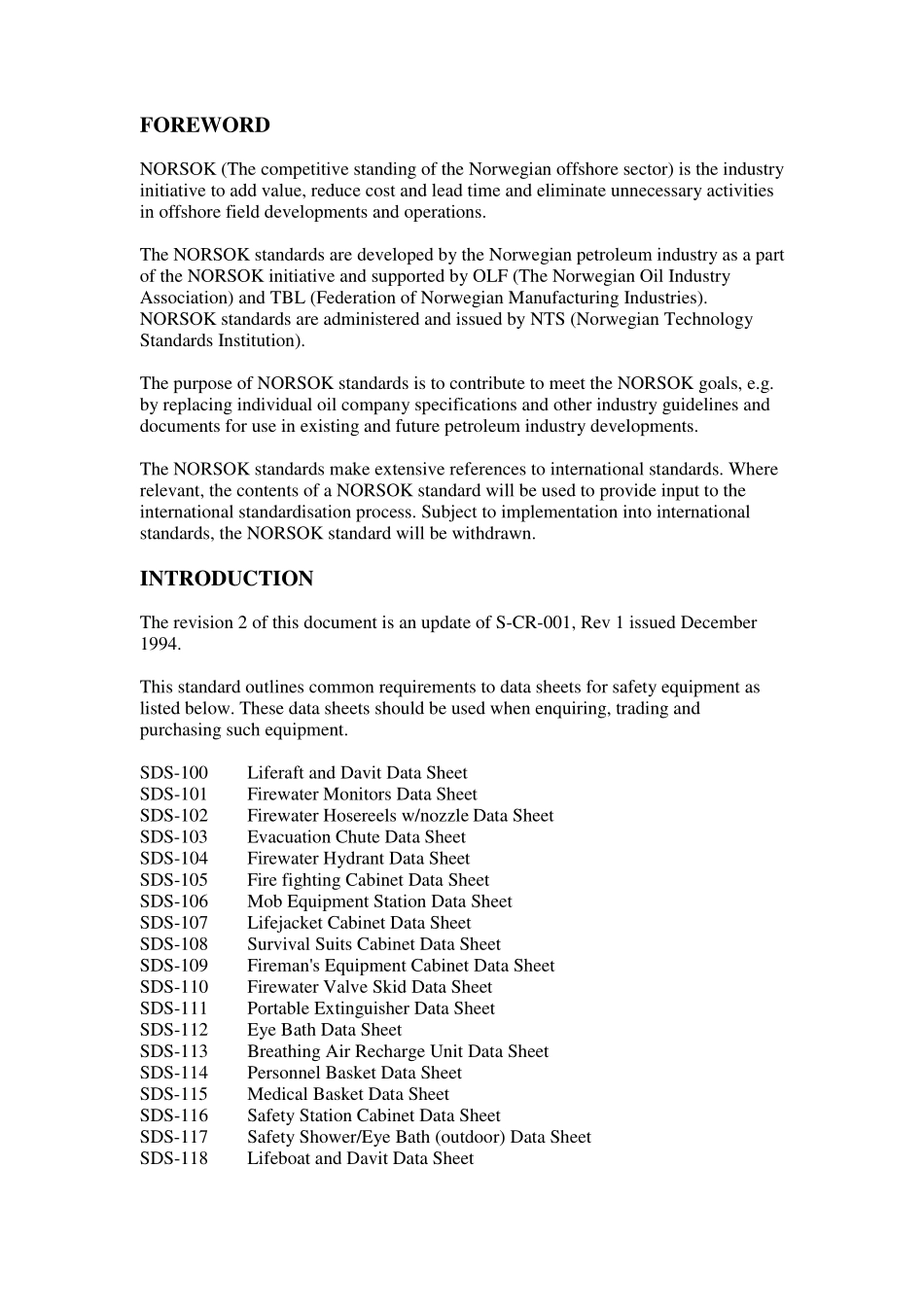 S-011 Safety Equiptment Data Sheets (Rev 2, Aug[1]. 1999).pdf_第3页