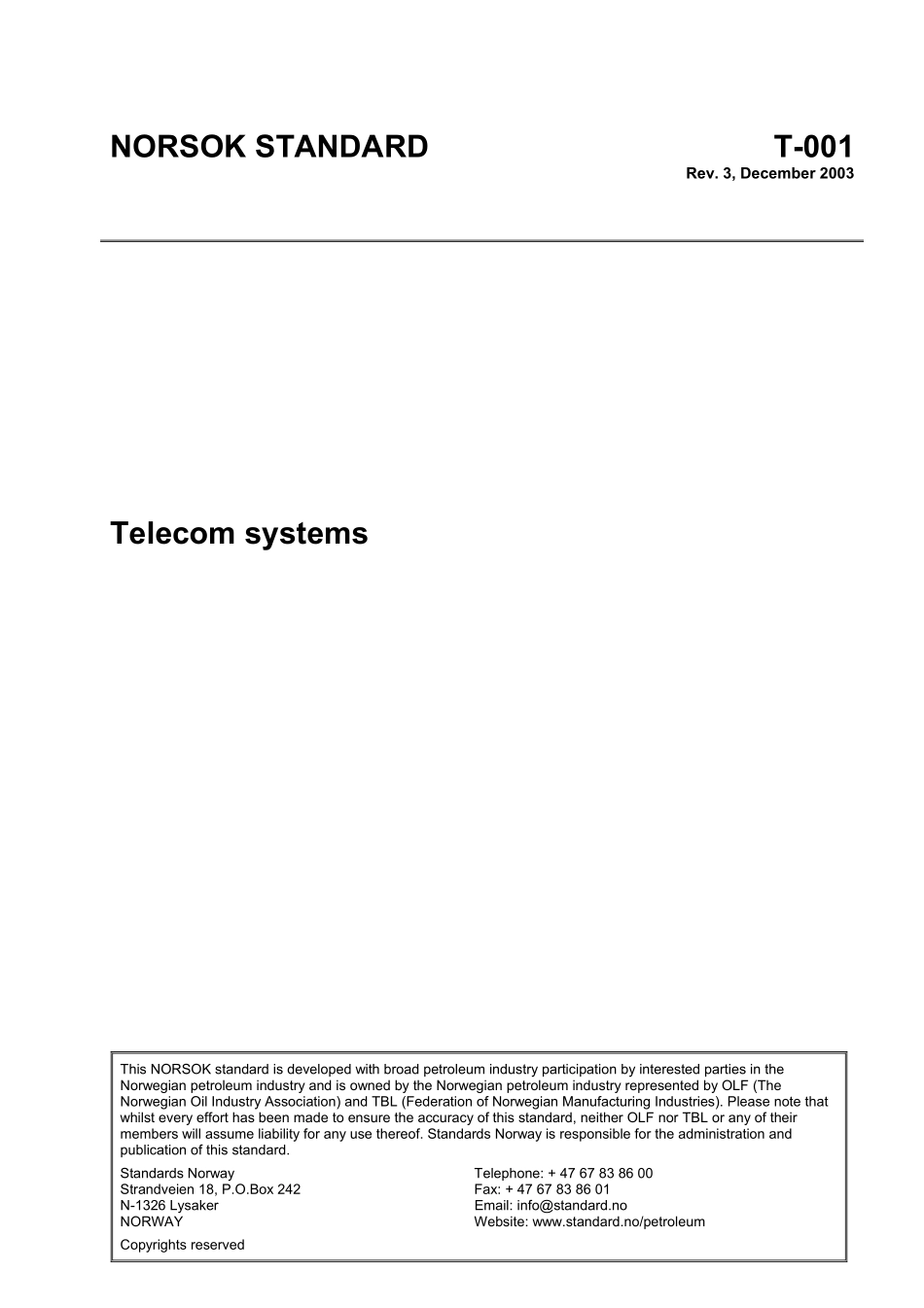 T-001Telecom systems (Rev[1]. 3, December 2003).pdf_第1页