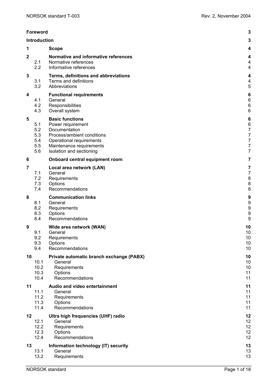 T-003 Telecommunication and IT systems for drilling (Rev[1]. 2, November 2004).pdf_第3页