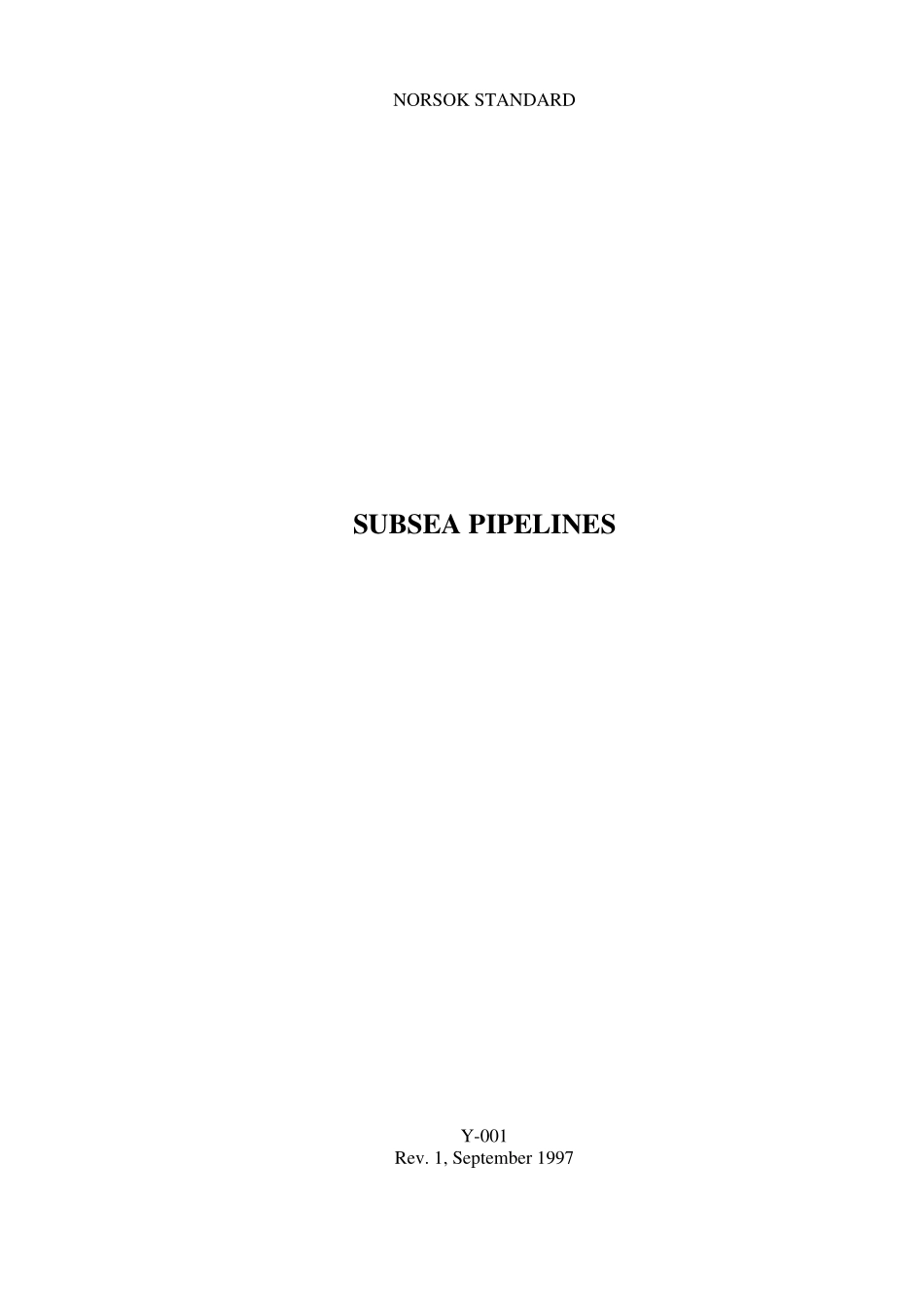 Y-001 Subsea pipelines (Rev[1]. 1, Sept. 1997).pdf_第1页