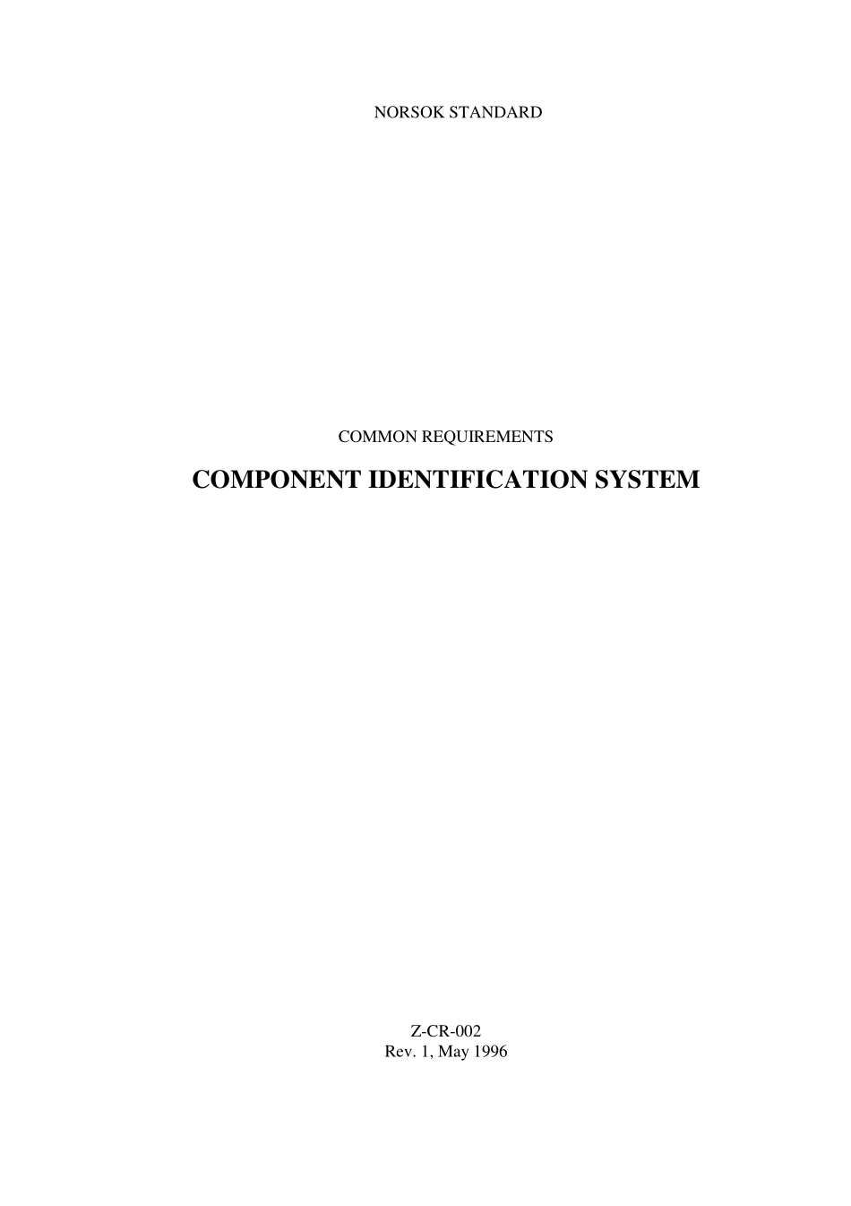 Z-002-CR Component identification system (Rev[1]. 1, May 1996).pdf_第1页