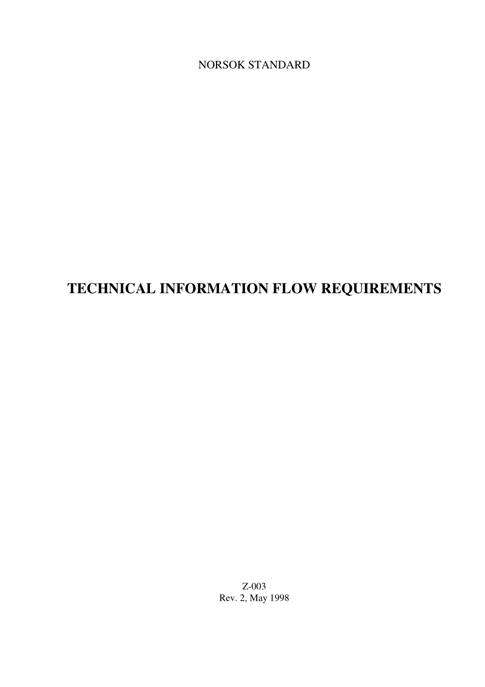 Z-003 Technical Information Flow Requirements (Rev[1]. 2, May 1998).pdf_第1页