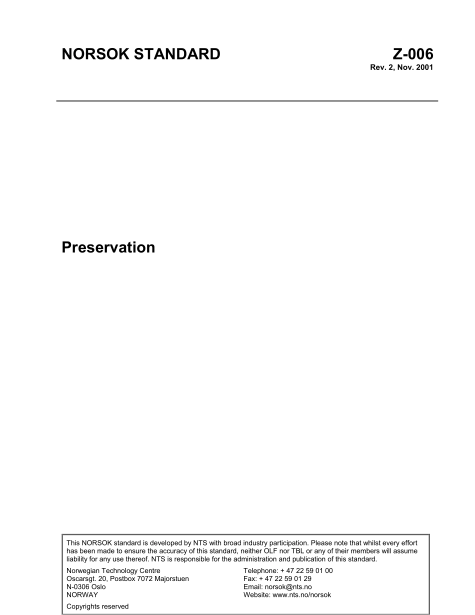 Z-006 Preservation (Rev[1]. 2, Nov. 2001).pdf_第1页