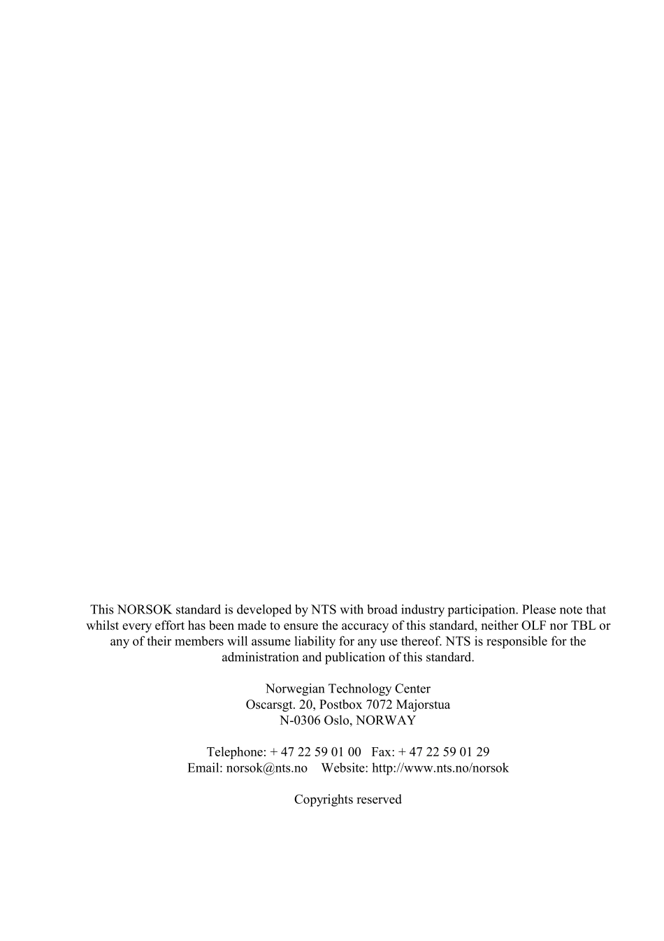 Z-010 Electrical, instrumentation and telecommunication installation (Rev[1]. 3, October 2000).pdf_第2页