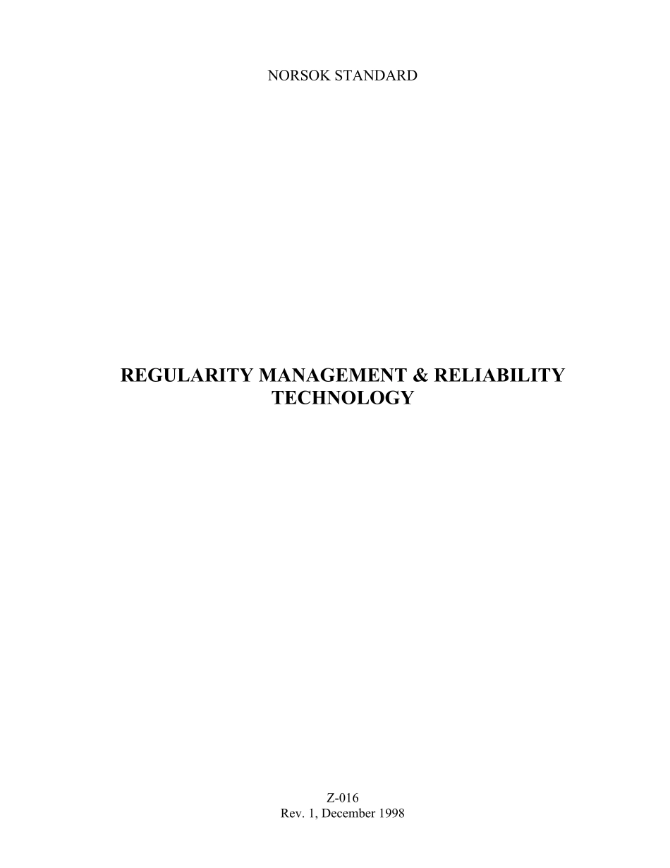 Z-016 Regularity management & reliability technology (Rev[1]. 1, Dec. 1998).pdf_第1页