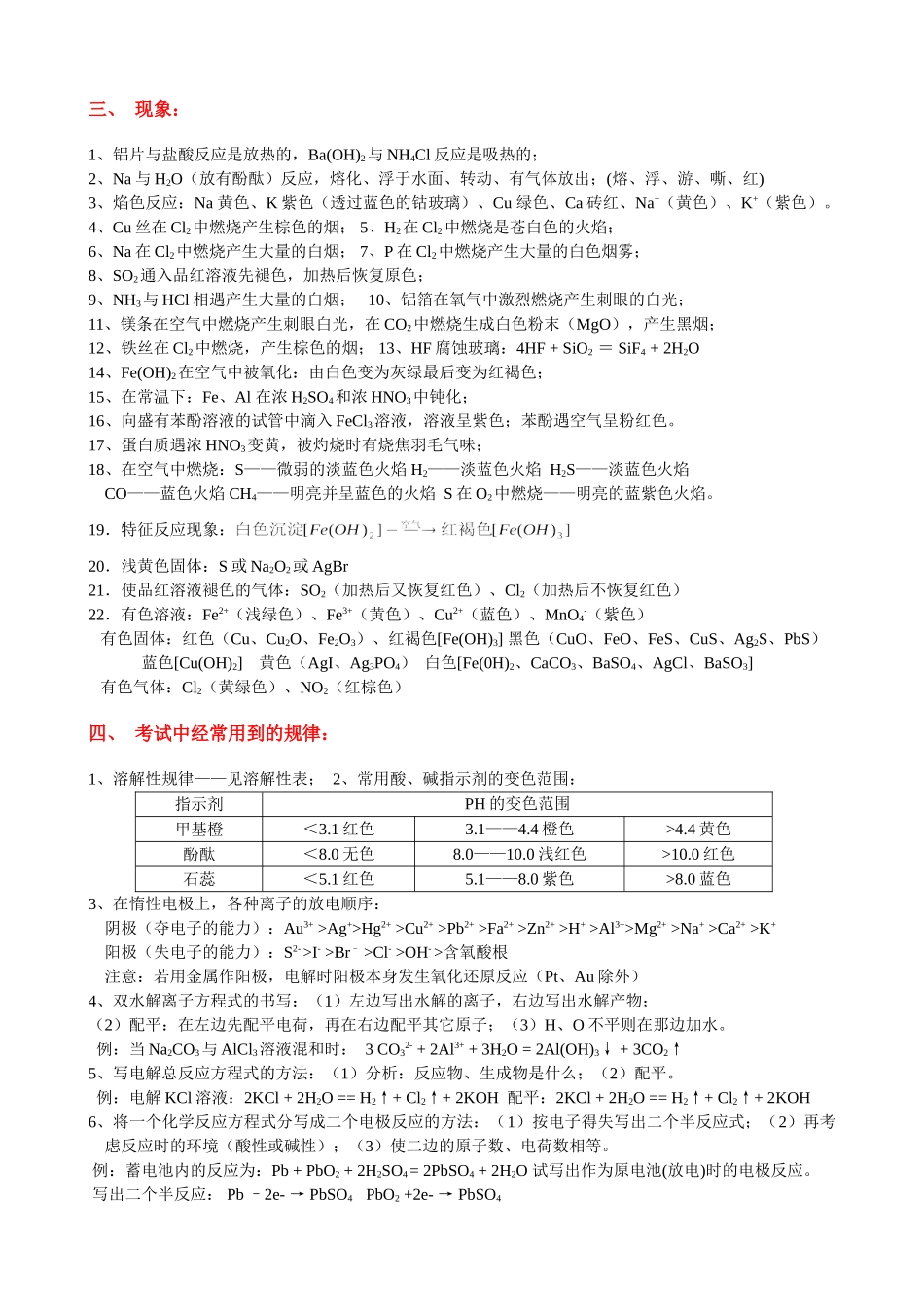 【高考化学】【往年经典】高考化学重要知识点详细总结超强总结丨高考化学备考笔记.doc_第2页