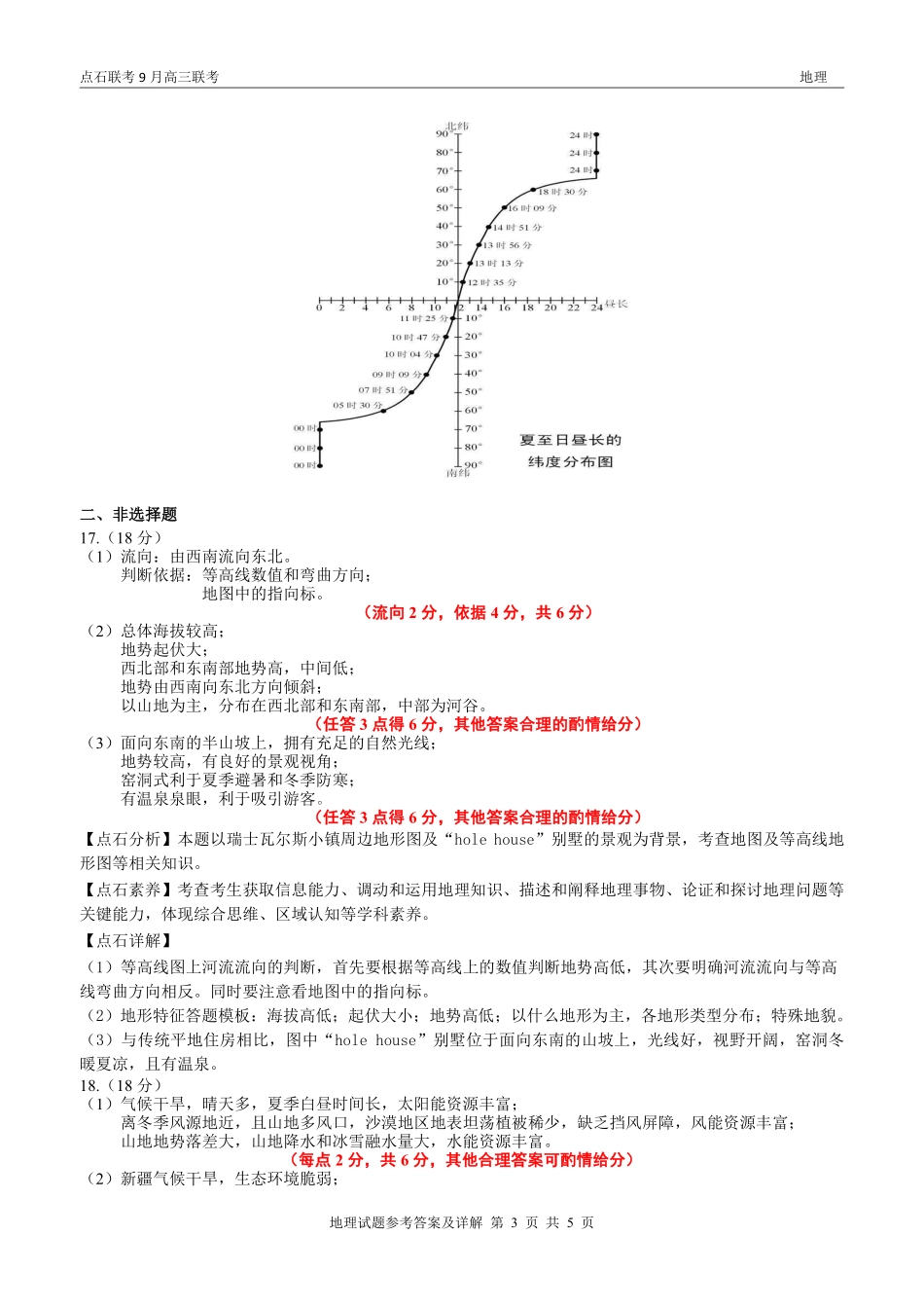 地理试卷(B版)参考答案【黑吉辽蒙卷】辽宁省点石联考2025-2026学年度上学期高三年级9月份联合考试（9.4-9.5）.pdf_第3页