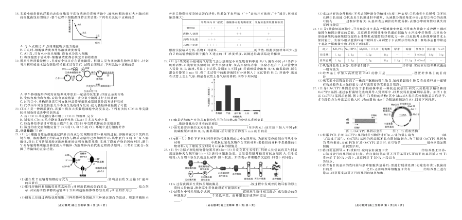 生物试卷(B版)【黑吉辽蒙卷】辽宁省点石联考2025-2026学年度上学期高三年级9月份联合考试（9.4-9.5）.pdf_第2页