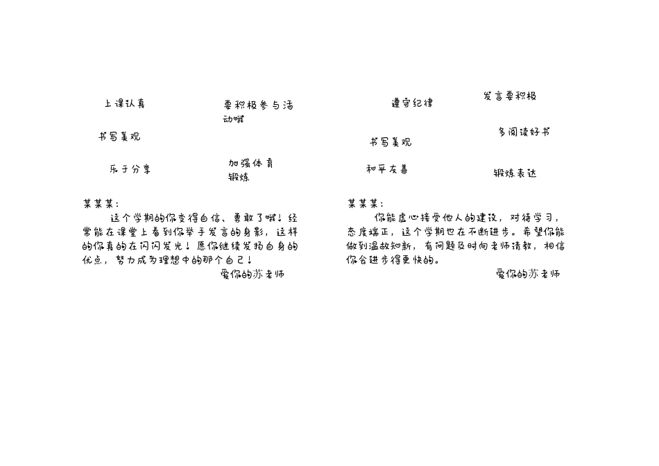 01可爱思维导图评语62个.docx_第2页