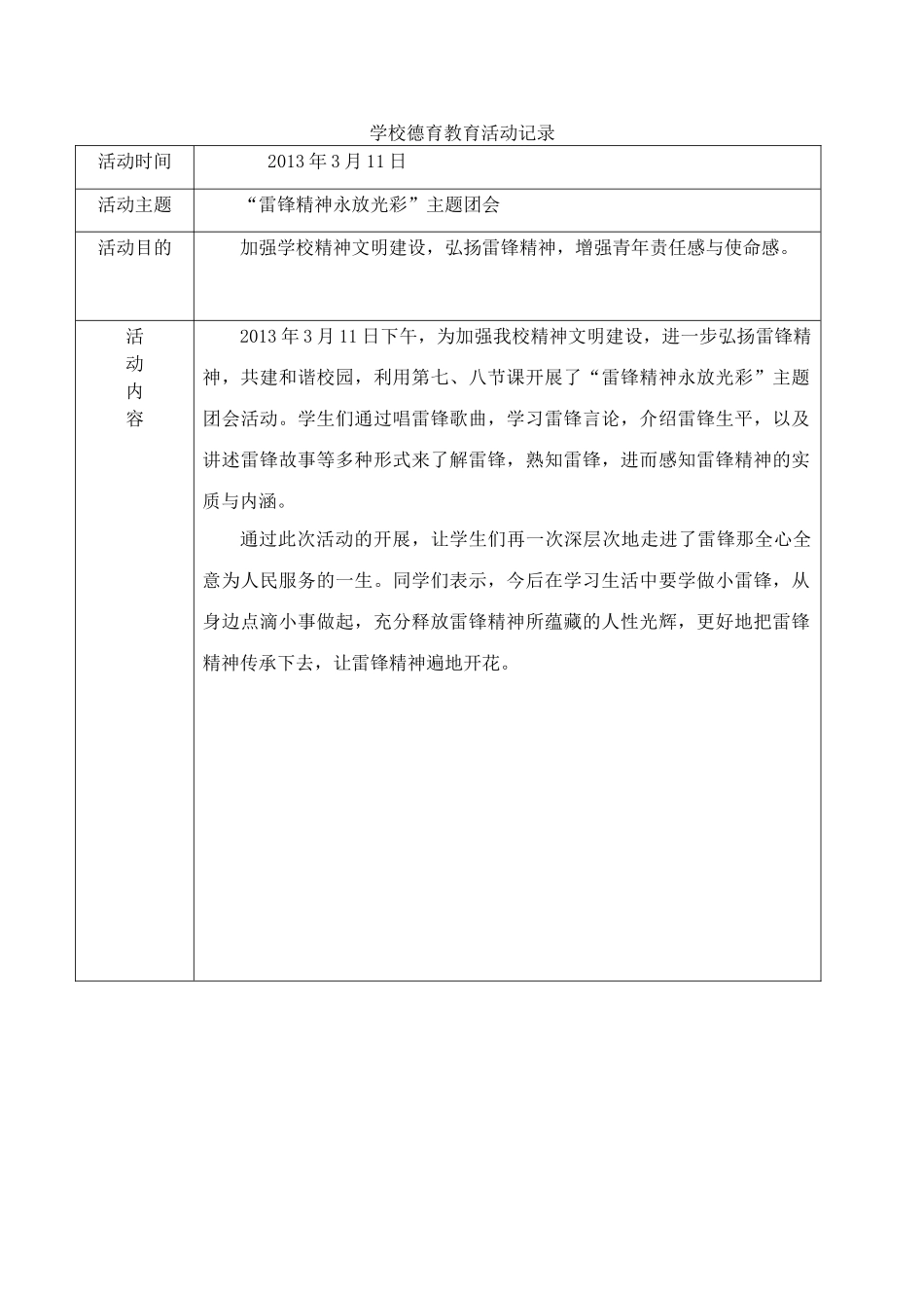 班级-团队主题教育活动记录.docx_第2页