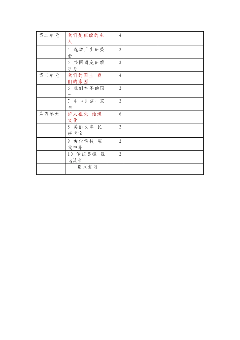 道德与法治五年级教学计划.docx_第3页