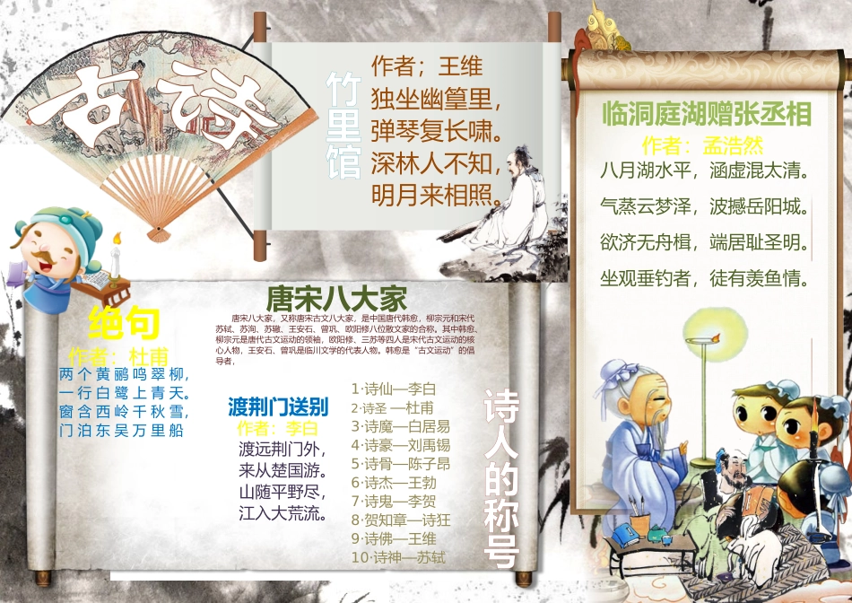 古诗词小报8.docx_第1页