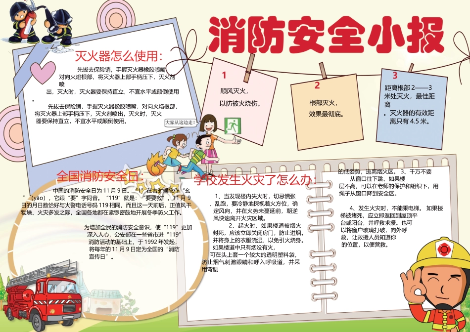 消防安全小报4.docx_第1页