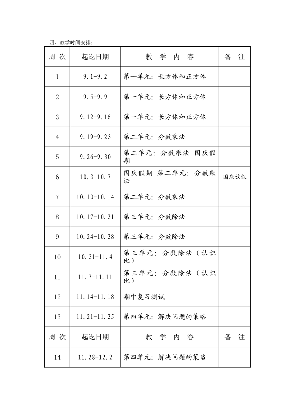 新苏教版六年级数学上册教学计划.doc_第3页