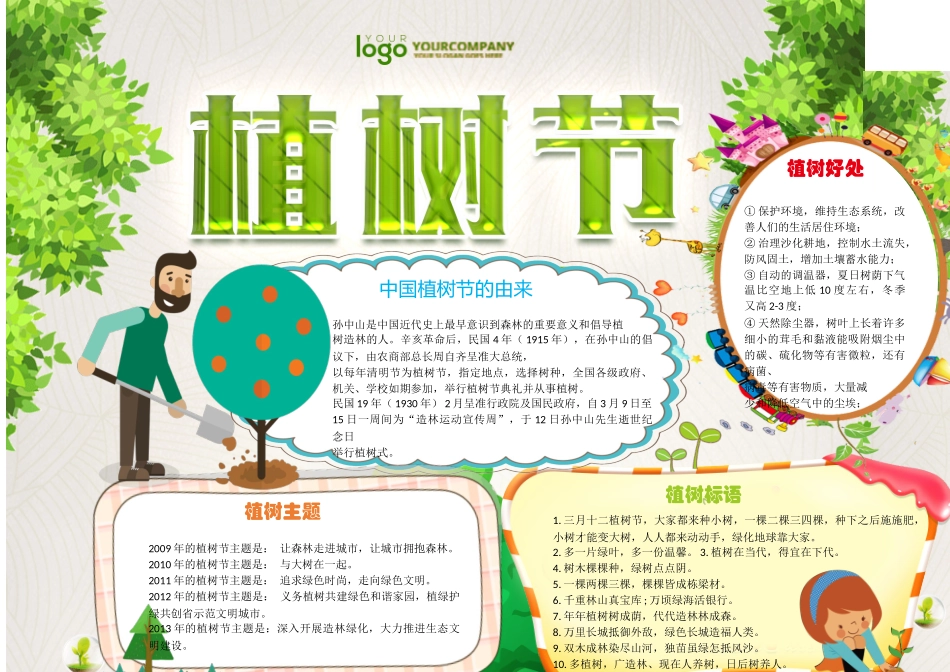 植树节小报22-A3.doc_第1页