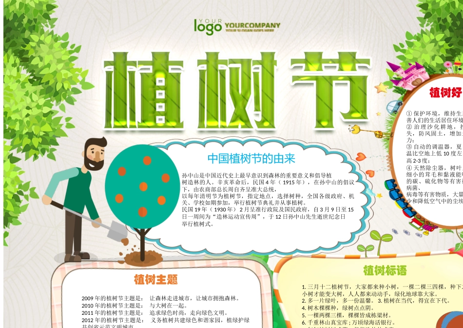 植树节小报22-A4.doc_第1页